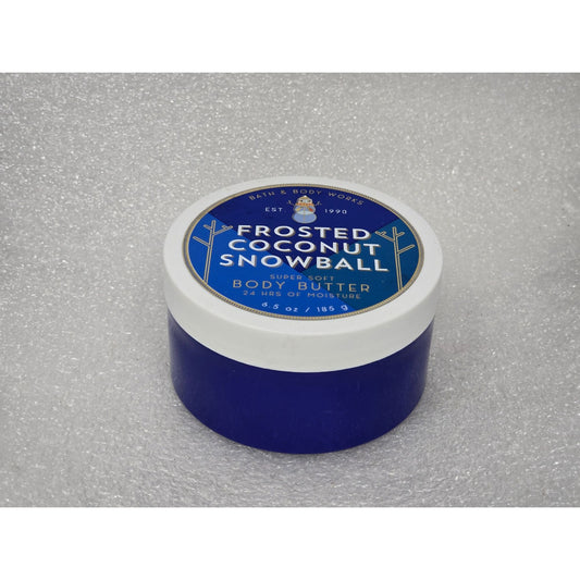 Bath & Body Works Frosted Coconut Snowball Super Soft Body Butter 6.5 Oz