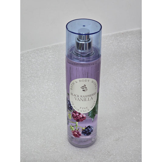 Bath & Body Works Black Raspberry Vanilla Fine Fragrance Mist 8 Fl Oz