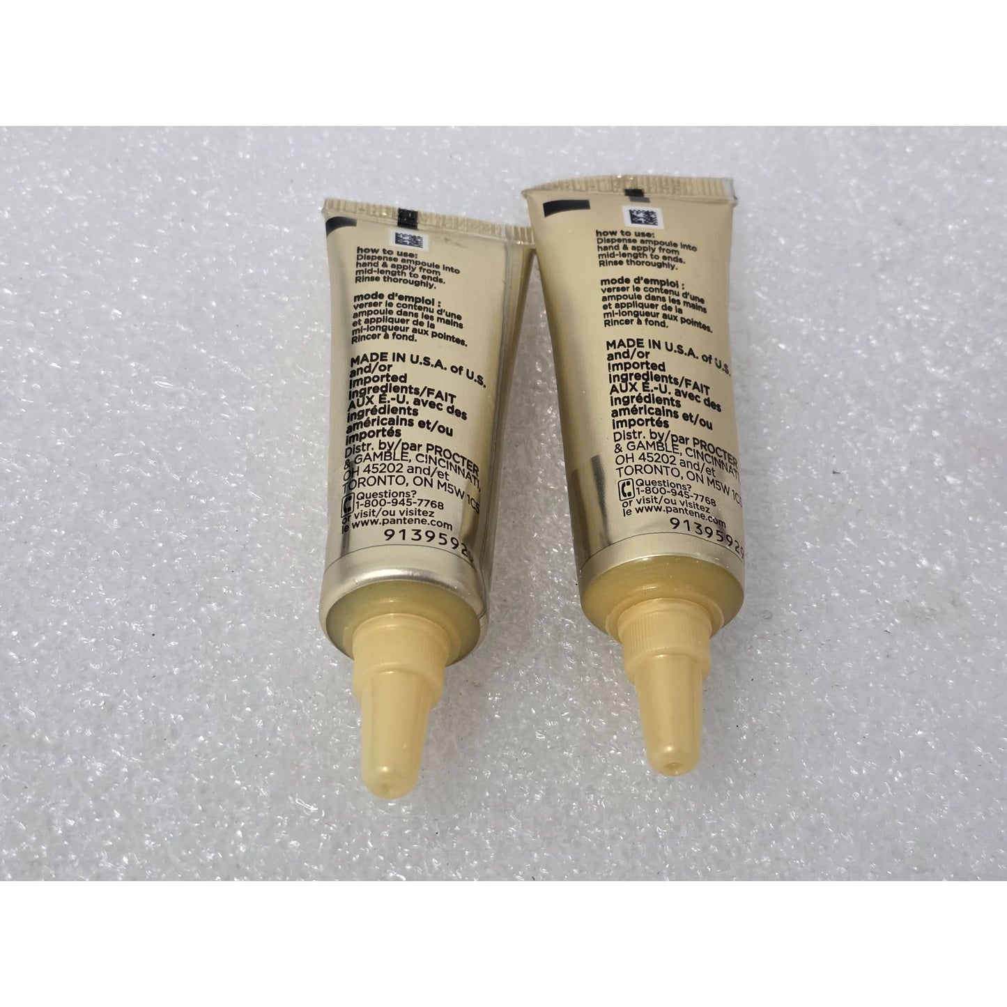 Set of 2 Pantene Pro-V Treatment Soin Ampoules 15ml .5 oz Travel Size