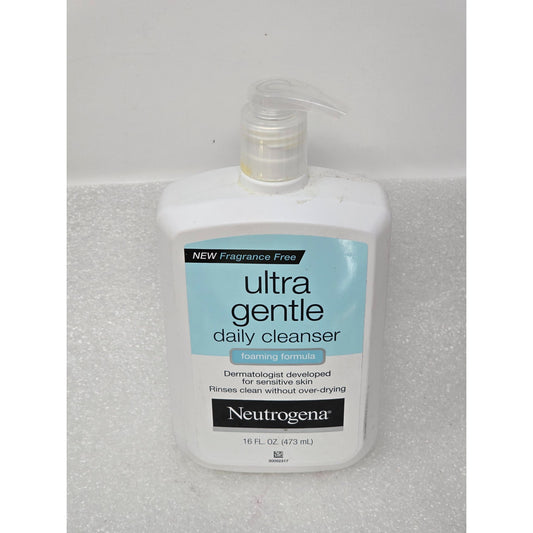 Neutrogena Ultra Gentle Daily Cleanser Foaming Formula Fragrance-Free 16 Fl Oz