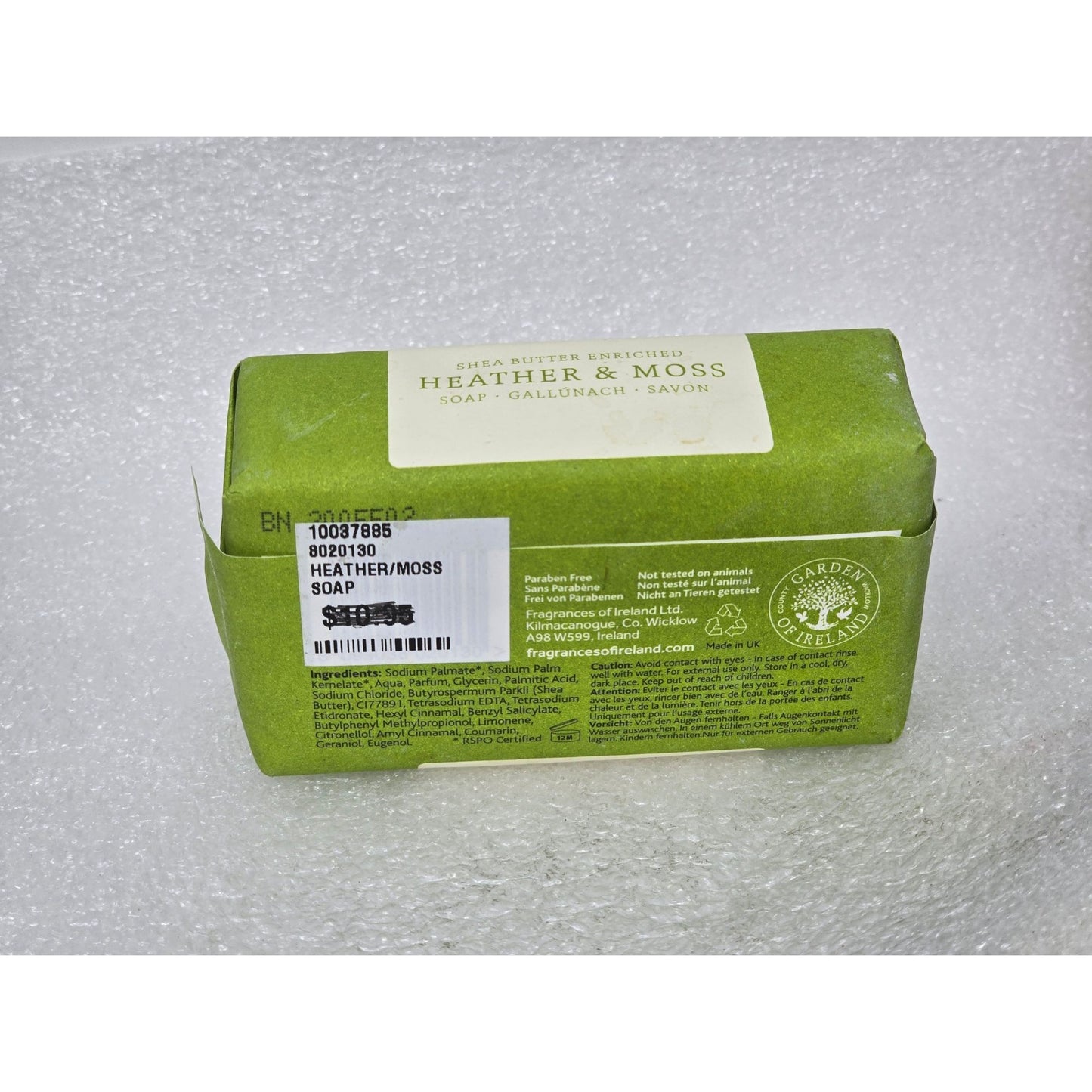 Heather & Moss Shea Butter Enriched Soap 6.7 oz Garden Of Ireland