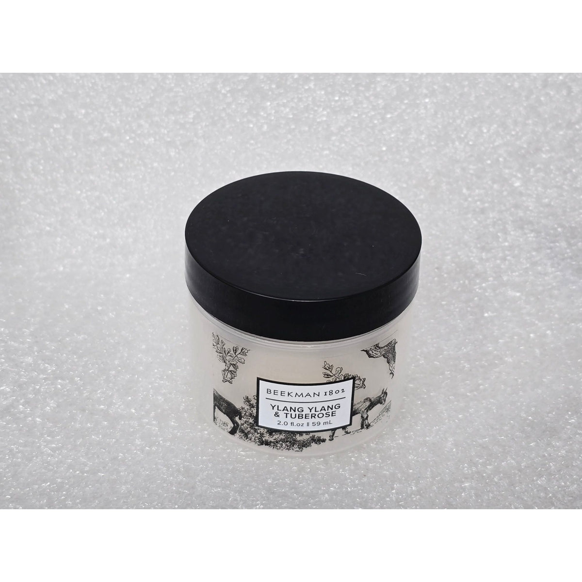 Beekman 1802 Ylang Ylang & Tuberose 2.0 Oz Body Cream Jar Travel Size