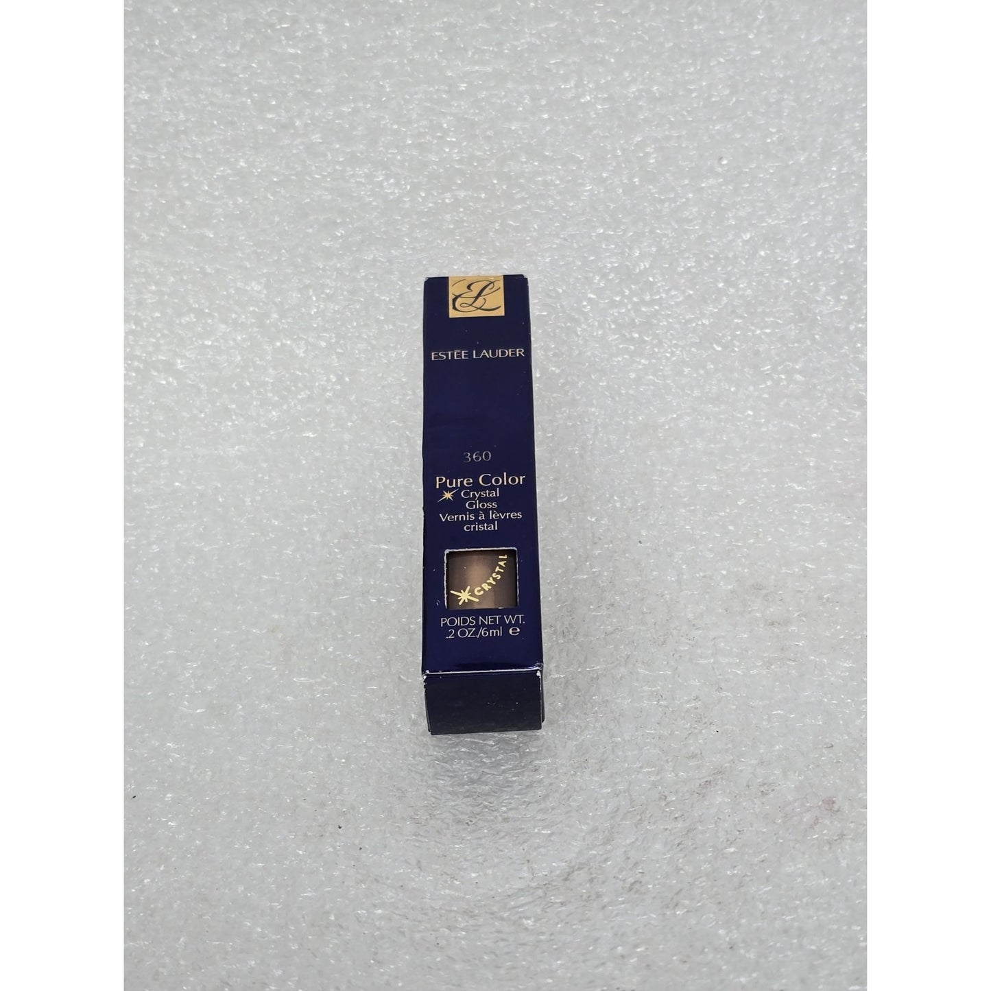 Estée Lauder Pure Color Crystal Lip Gloss 360 Goldlight .2 Oz/6 Ml New In Box