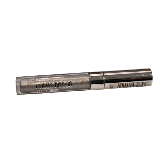 Maybelline Color Tattoo Eye Chrome Eyeshadow 580 Silver Spark