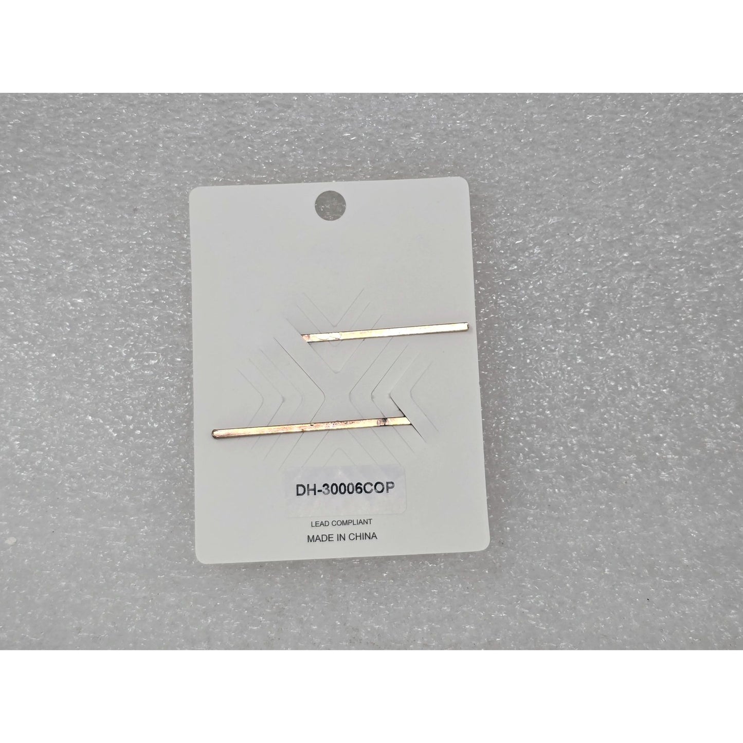 Copper Swirl Design Hair Pins Barrettes