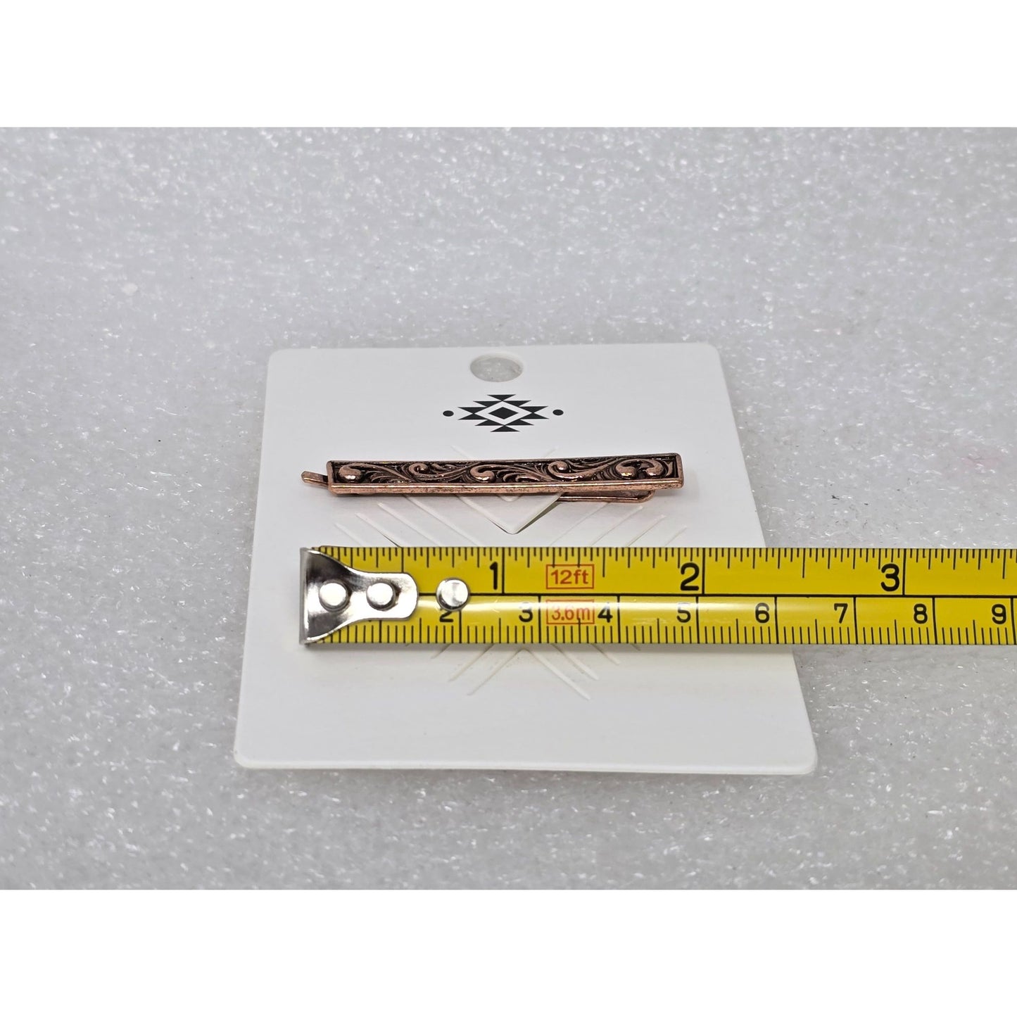 Copper Swirl Design Hair Pins Barrettes