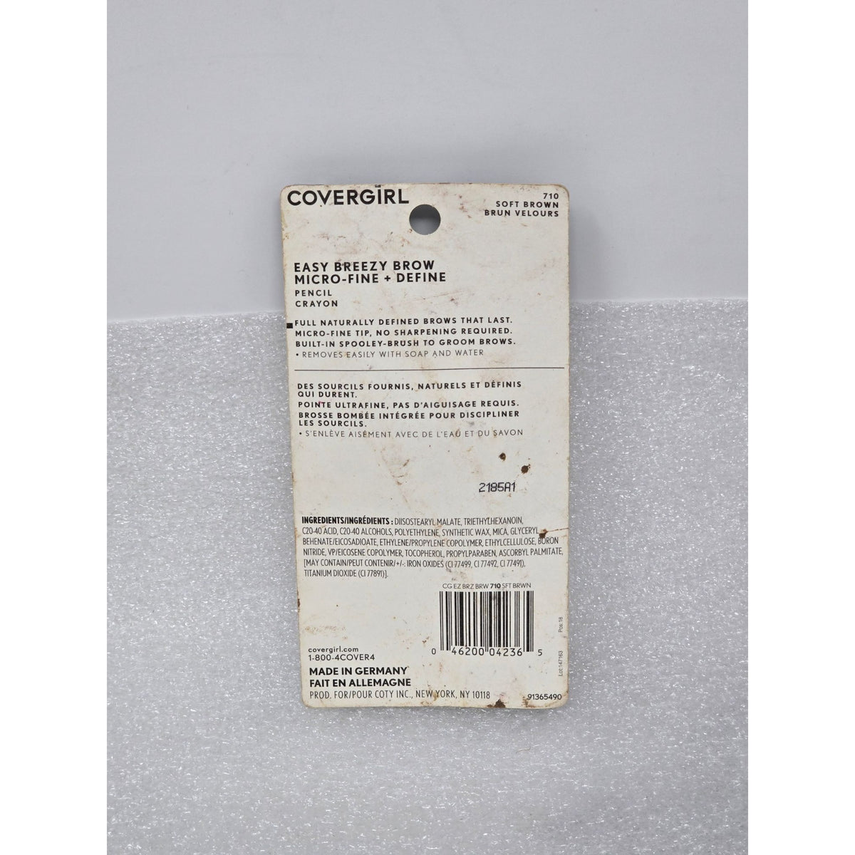 Covergirl Easy Breezy Brow Micro-Fine + Define Pencil Soft Brown 710