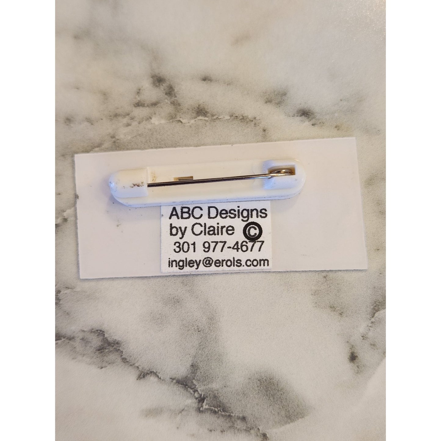 DNA Helix Enamel Pin By ABC Designs by Claire