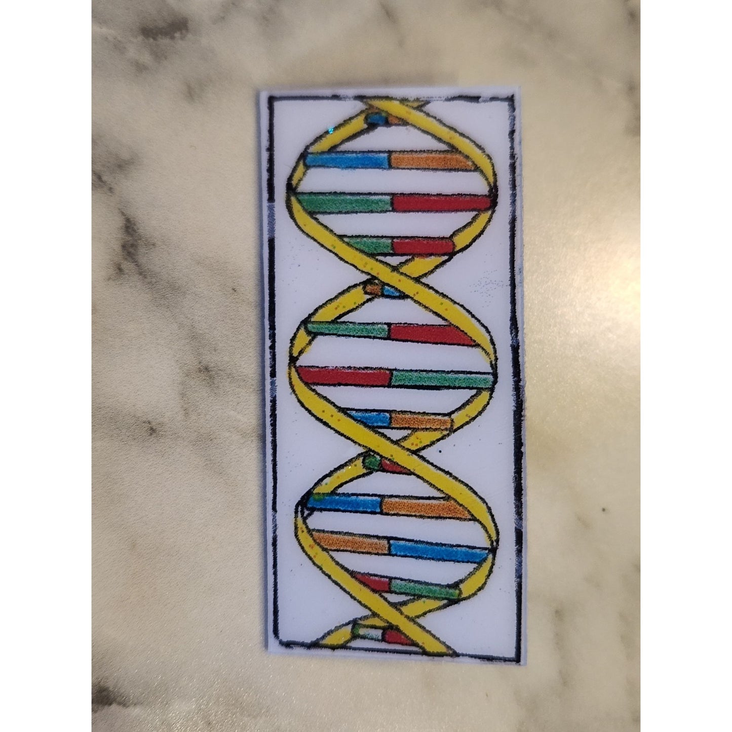 DNA Helix Enamel Pin By ABC Designs by Claire