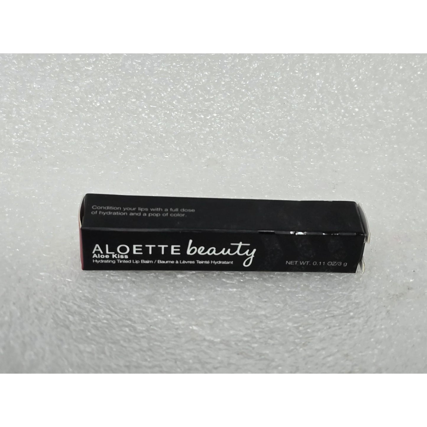 Aloette Beauty Aloe Kiss Hydrating Tinted Lip Balm Cherry Soda 0.11 Oz