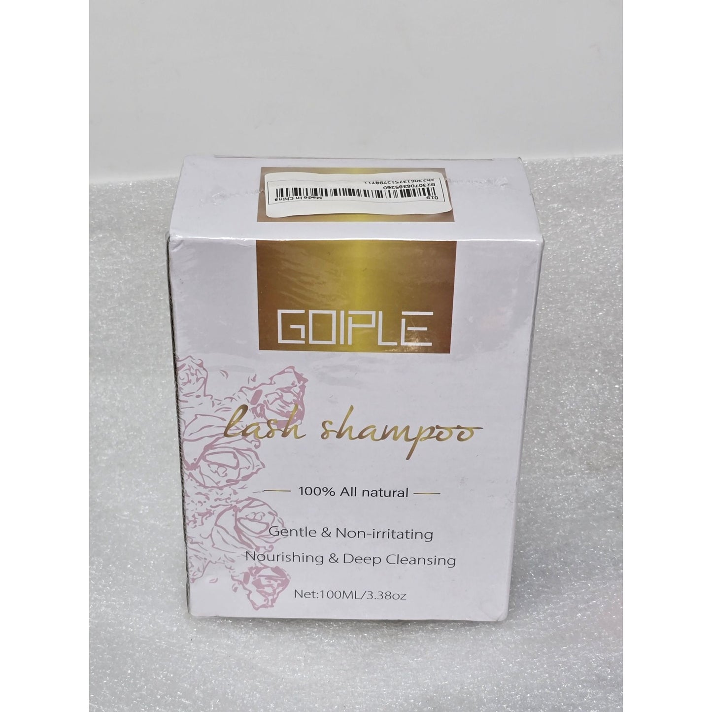 Goiple Lash Shampoo 100% All Natural Gentle & Non-Irritating Eyelash Extensions