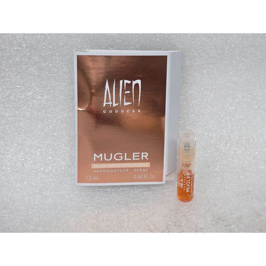 Alien Goddess Mugler Eau De Parfum Perfume Supra Florale Spray Sample .04 Oz
