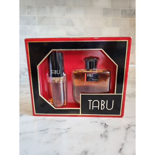 Tabu By Dana Gift Set Spray Mist Concentrate 0.5 Fl Oz & Eau De Cologne 2 Fl Oz