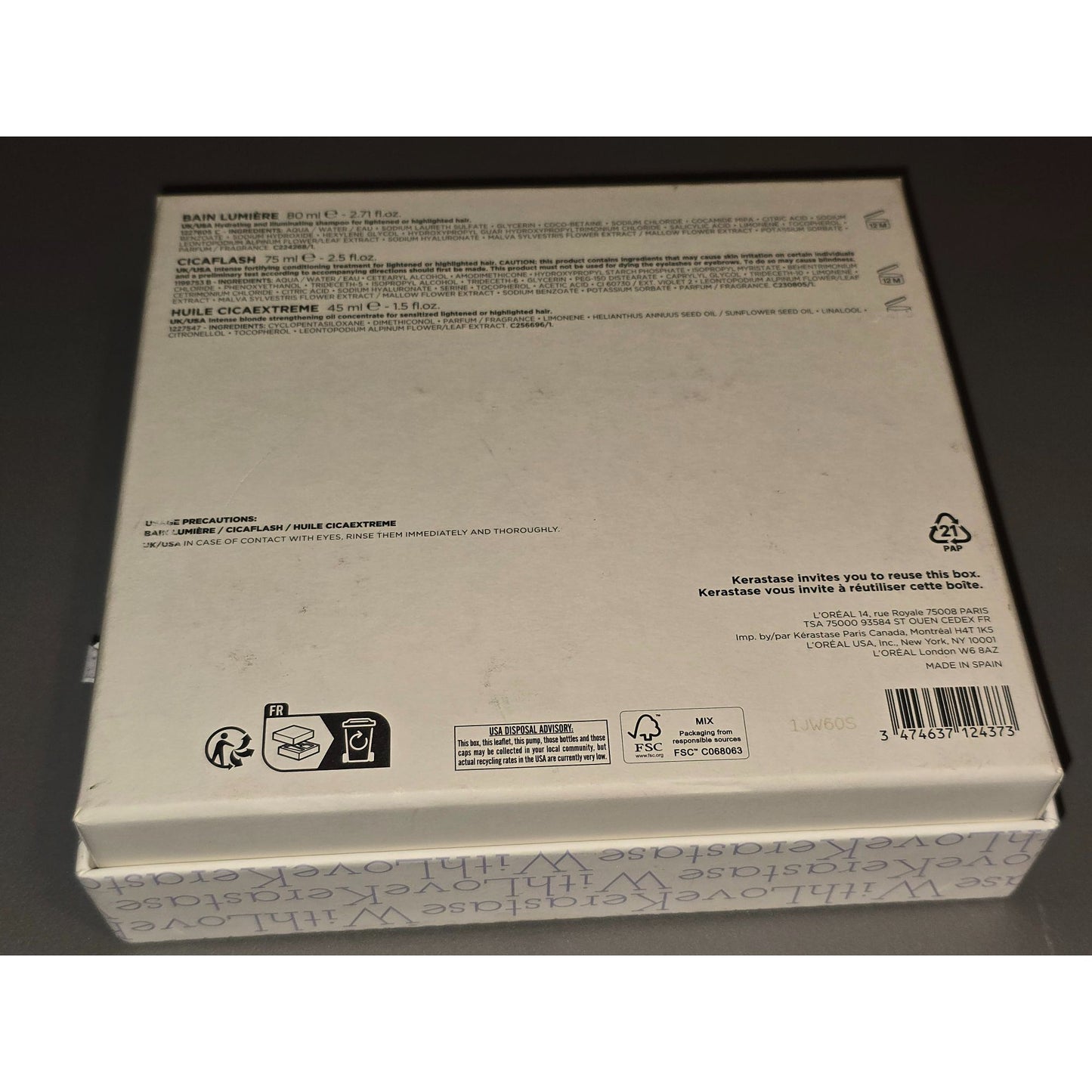 Kerastase Blond Absolu Strength Essentials Trio Shampoo Conditioner Oil