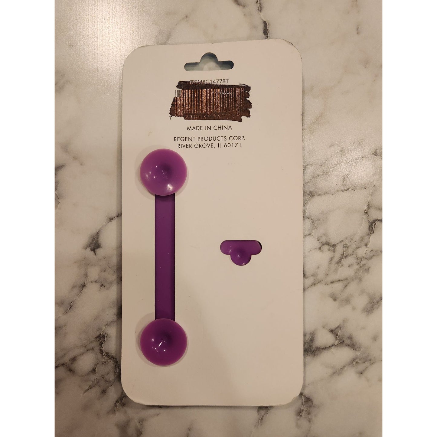 Makeup Brush Cleaner Silicone Pad Purple Geometric Design Just Be You