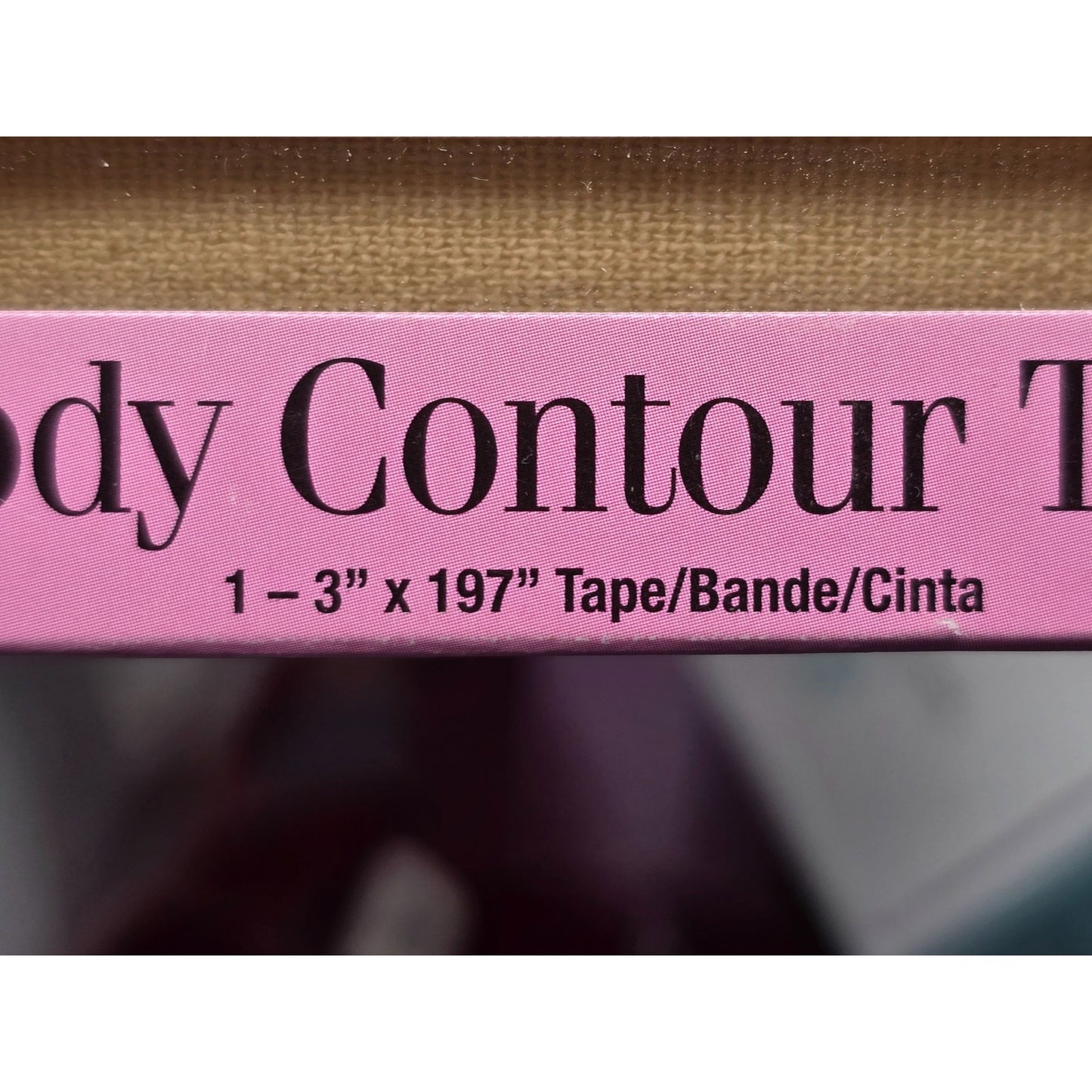 Hollywood Fashion Secrets Body Contour Tape 1-3" X 197" For Light Skin Tones