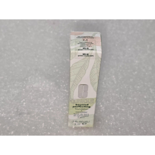 Clinique Beyond Perfecting Foundation + Concealer WN 46 Golden Neutral .2 Oz