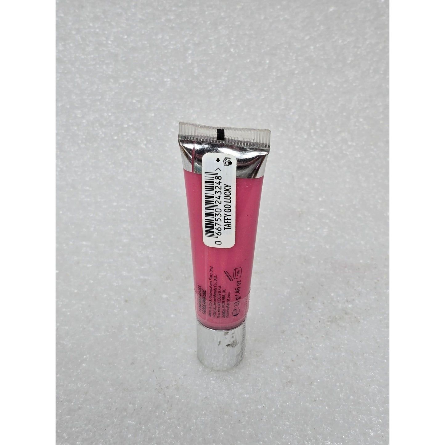 Victoria's Secret Shiny Kiss Flavored Lip Gloss Pink Tube Taffy Go Lucky