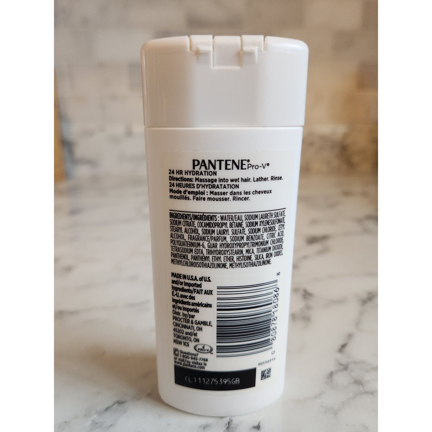 Pantene Pro-V Daily Moisture Renewal Shampoo 3.38 Fl Oz Travel Size