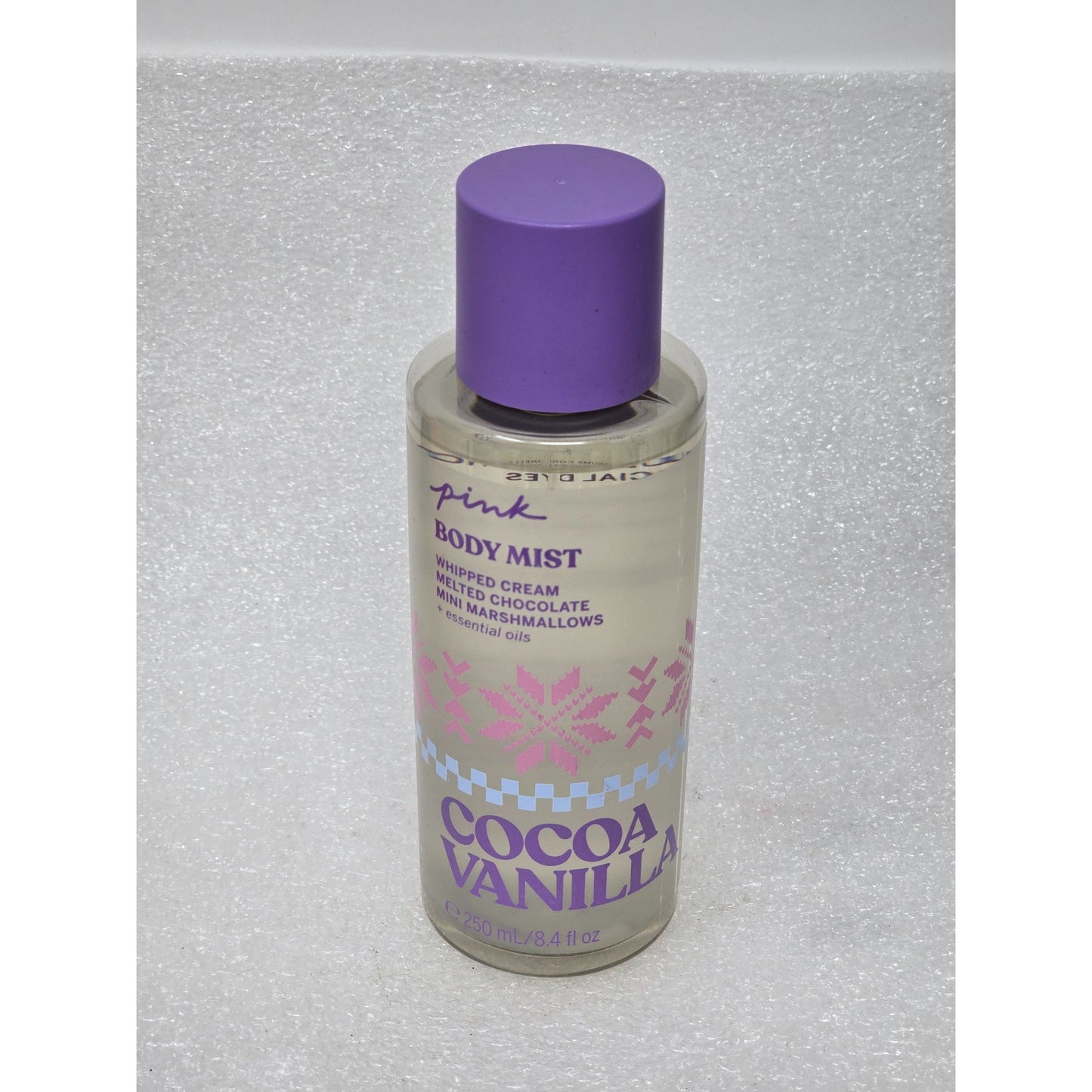 Victoria's Secret Pink Cocoa Vanilla Body Mist Holiday Edition Whipped Cream