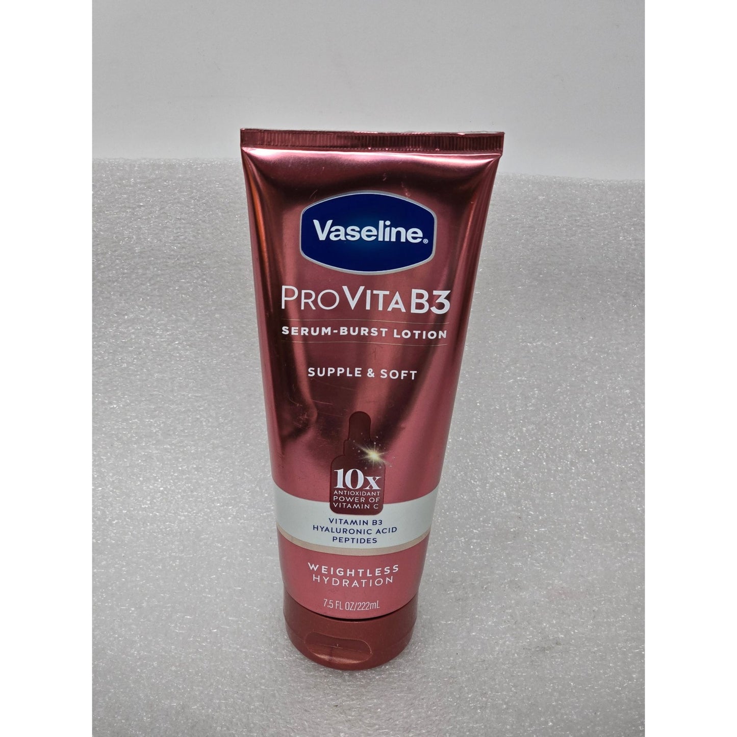 Vaseline ProVita B3 Serum-Burst Lotion Supple & Soft 7.5 Fl Oz With Vitamin B3