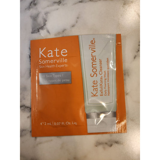 Kate Somerville ExfoliKate Cleanser Daily Foaming Wash 2mL Sample All Skin Types