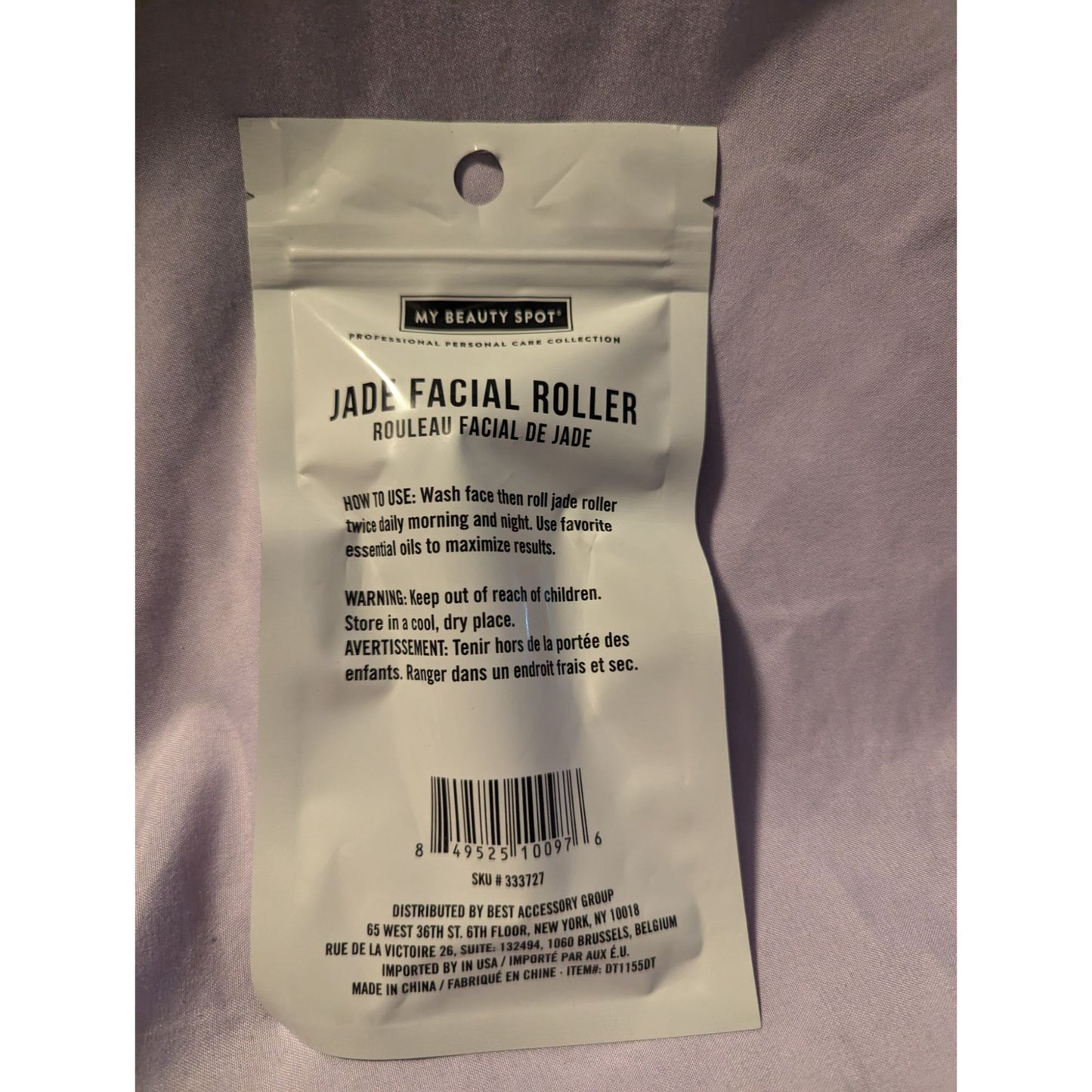 Jade Facial Roller By My Beauty Spot For Skin Care & Relaxation