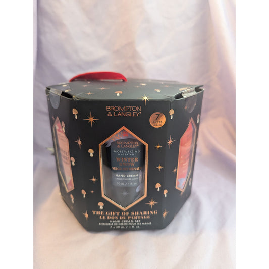 Brompton & Langley Hand Cream Set Winter Snow Cranberry Peppermint Pine Vanilla