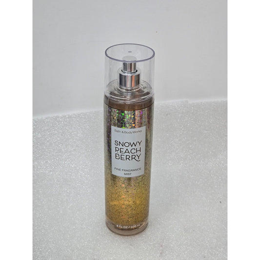 Bath & Body Works Snowy Peach Berry Fine Fragrance Mist 8 Fl Oz