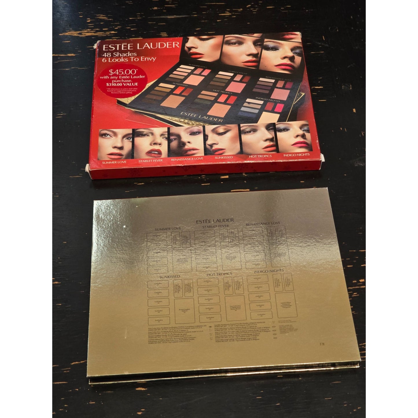 Estee Lauder 48 Shades 6 Looks To Envy Color Portfolio Makeup Palette