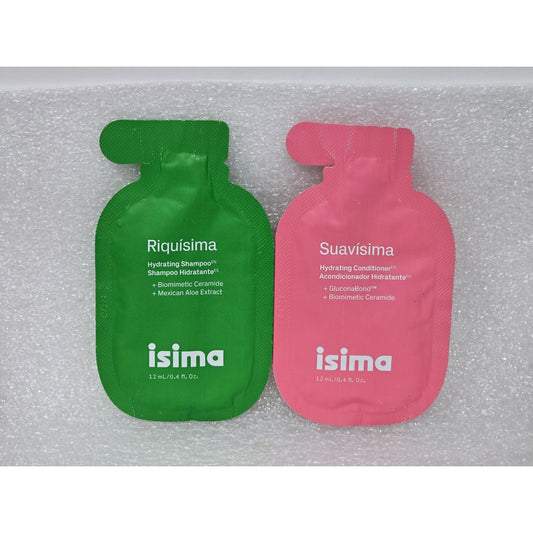 Isima Hydrating Riquisima Shampoo & Suavisima Conditioner Sample Set 12ML each