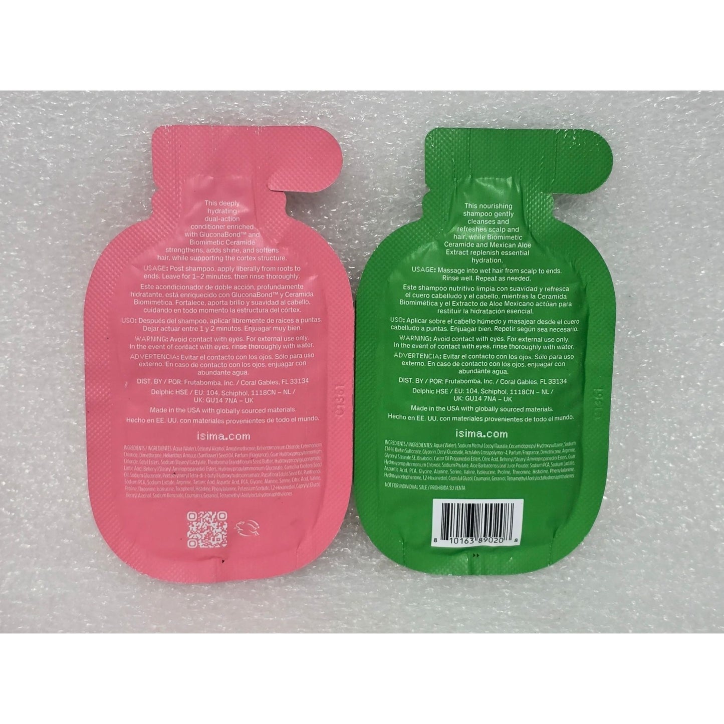 Isima Hydrating Riquisima Shampoo & Suavisima Conditioner Sample Set 12ML each