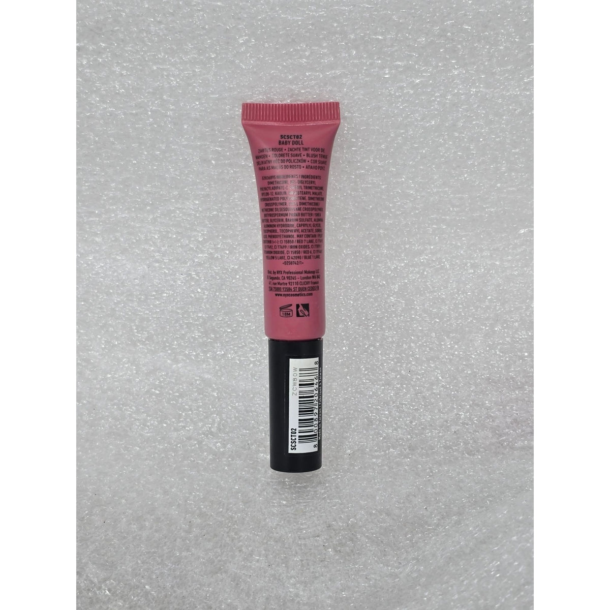NYX Professional Sweet Cheeks Soft Cheek Tint Blush Mousse Baby Doll .40 oz Pink