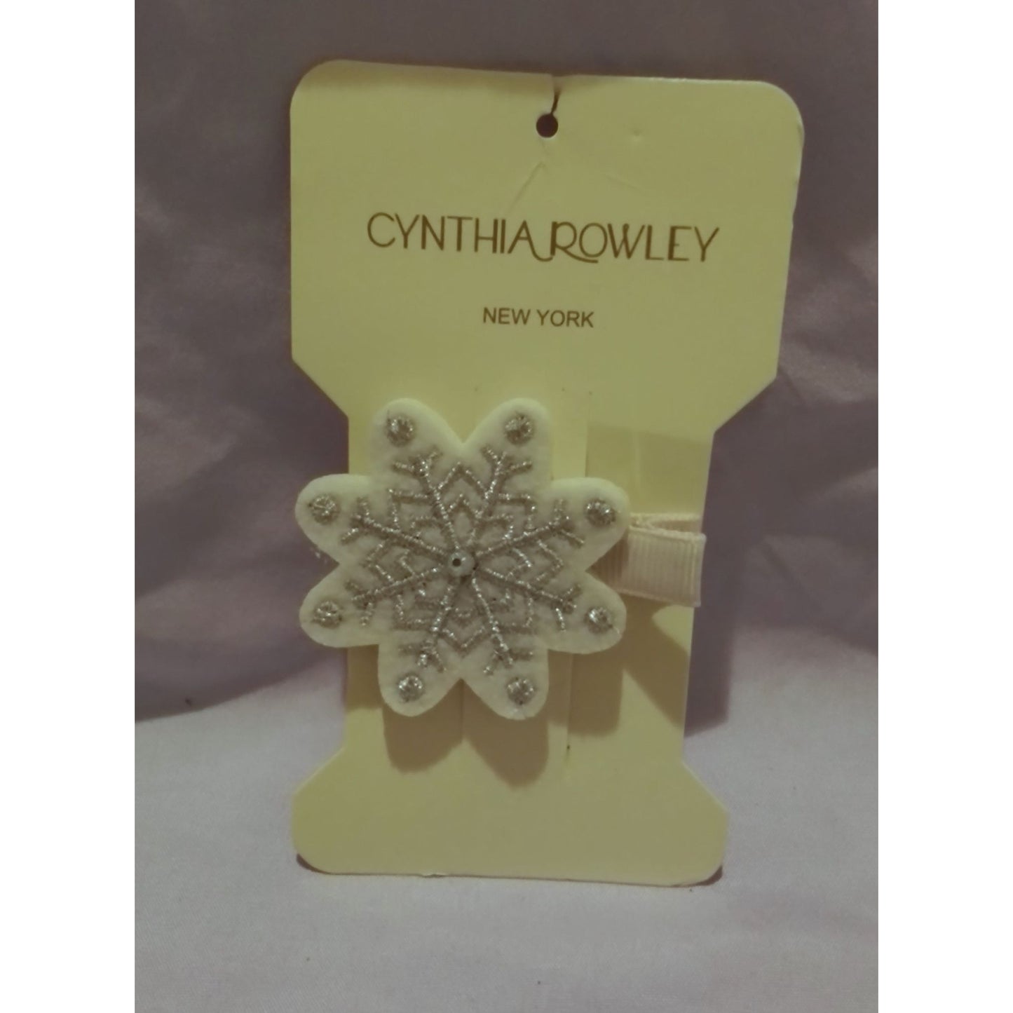 Cynthia Rowley Snowflake Hair Clip Barrette