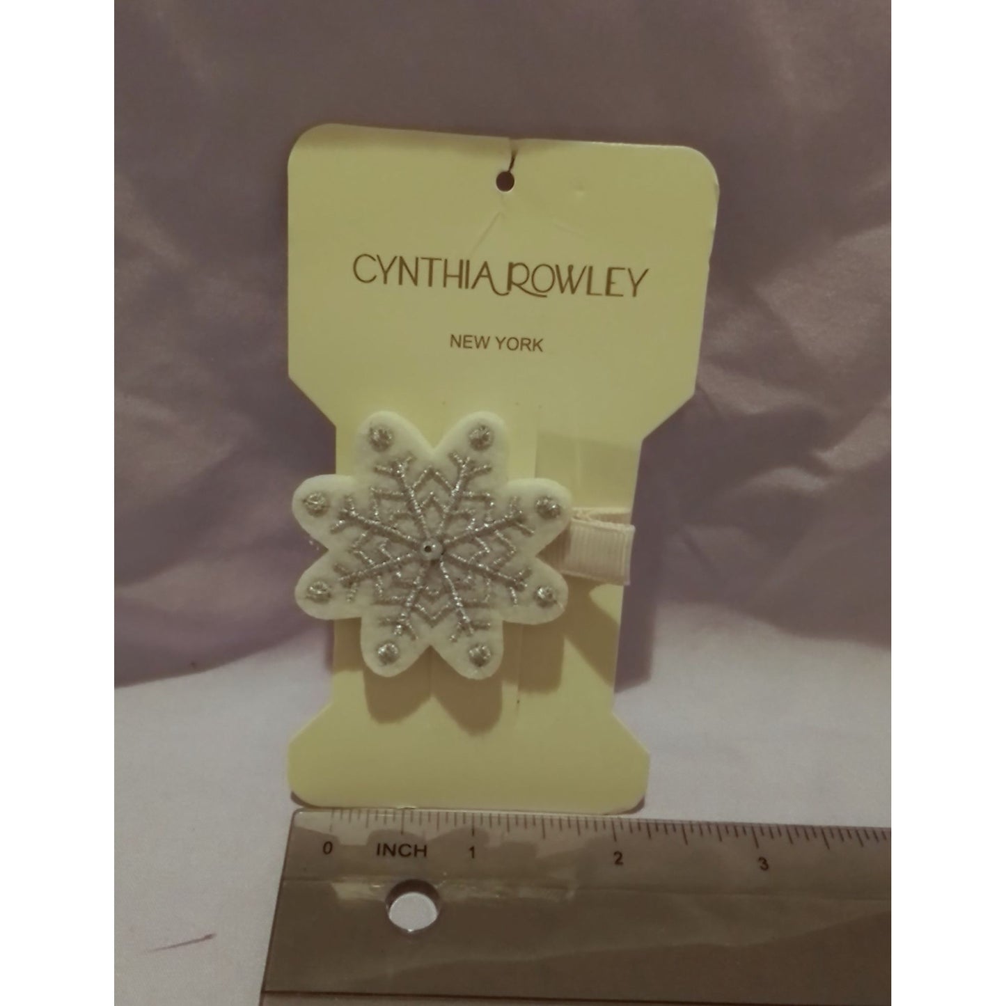 Cynthia Rowley Snowflake Hair Clip Barrette