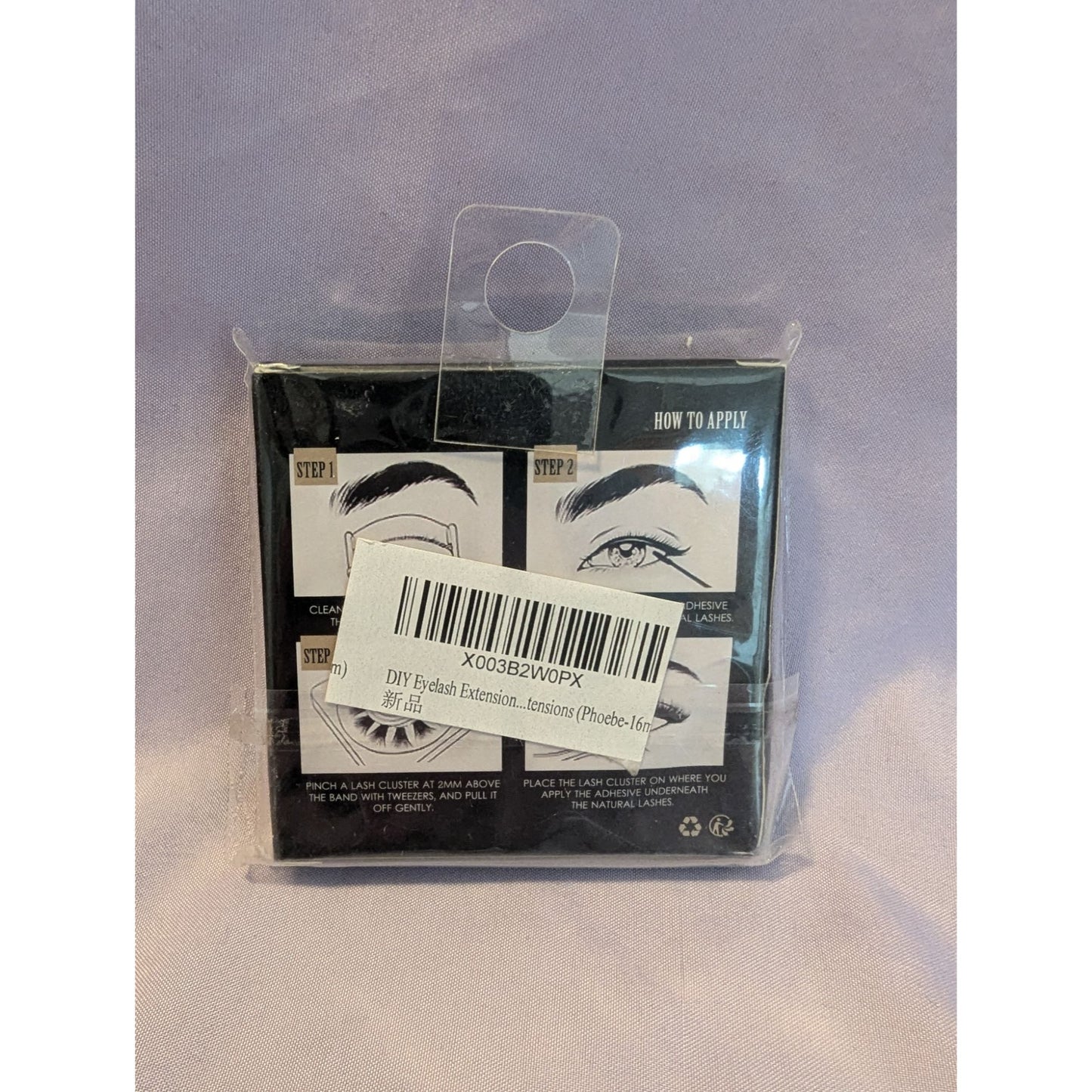 Arison Lashes DIY Eyelash Extension Kit With Phoebe 16C Cluster