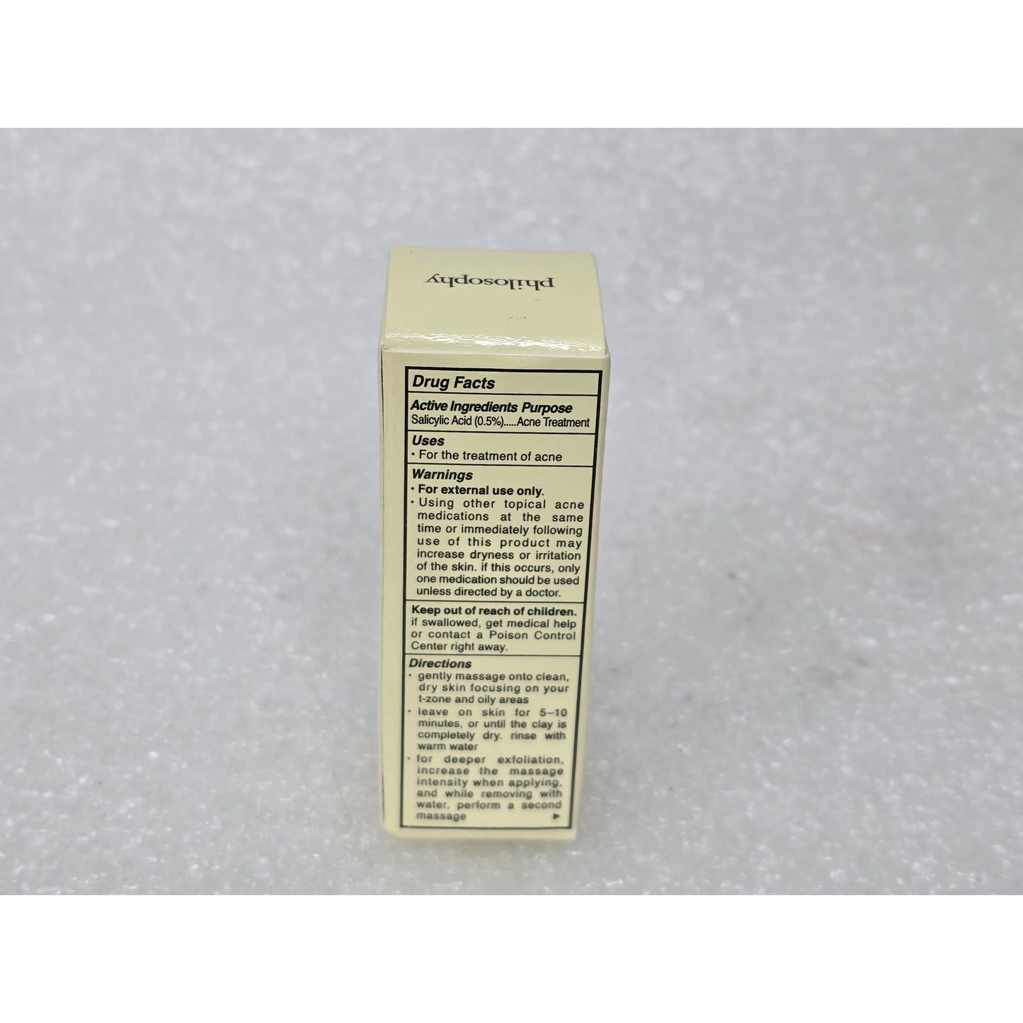 Philosophy Purity Made Simple Pore Extractor Exfoliating Clay Mask .15 oz Travel