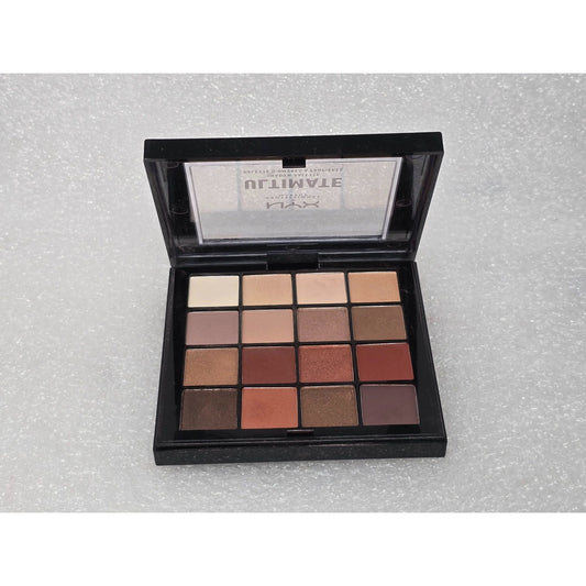NYX Professional Makeup Ultimate Shadow Palette Warm Neutrals 16 Shades USP03