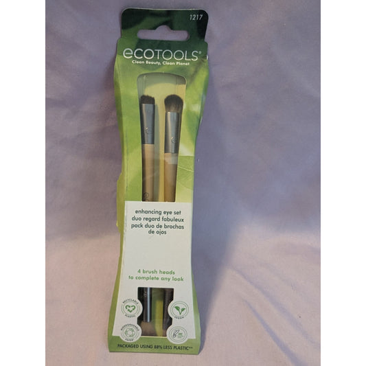 Ecotools Enhancing Eye Set With 4 Brush Heads Eco-Friendly Packaging