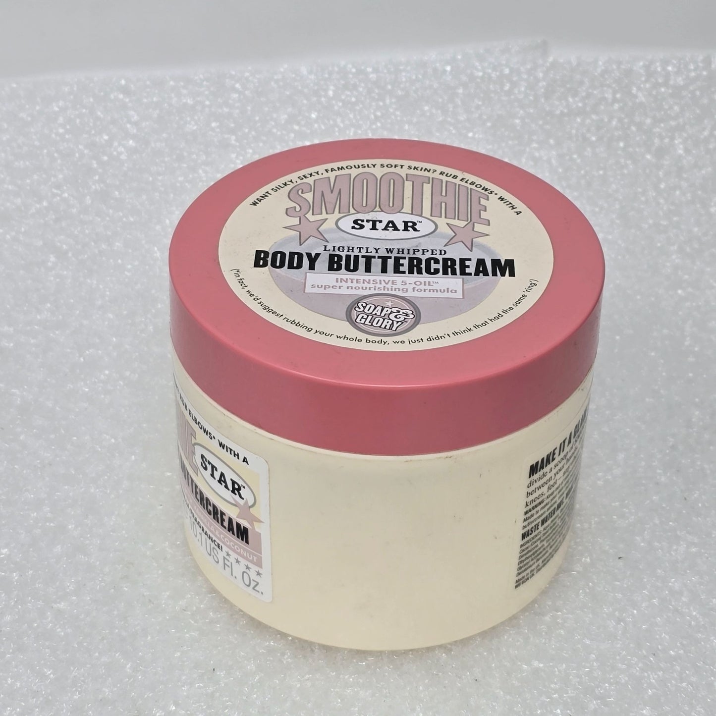 Soap & Glory Smoothie Star Lightly Whipped Body Buttercream Almond & Vanilla