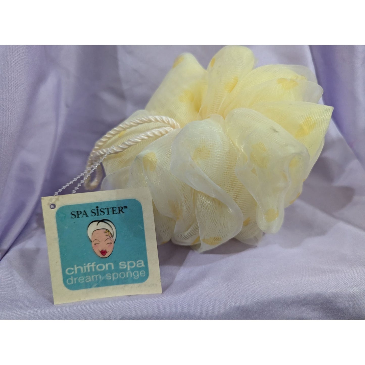 Spa Sister Chiffon Spa Dream Sponge Soft Mesh Body Scrubber.Loofah & Exfoliator