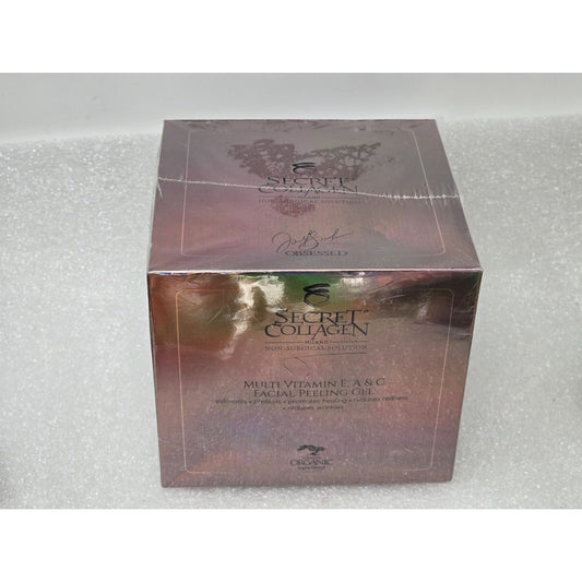 Secret Collagen Multi Vitamin E A & C Facial Peeling Gel Organic Anti-Aging E