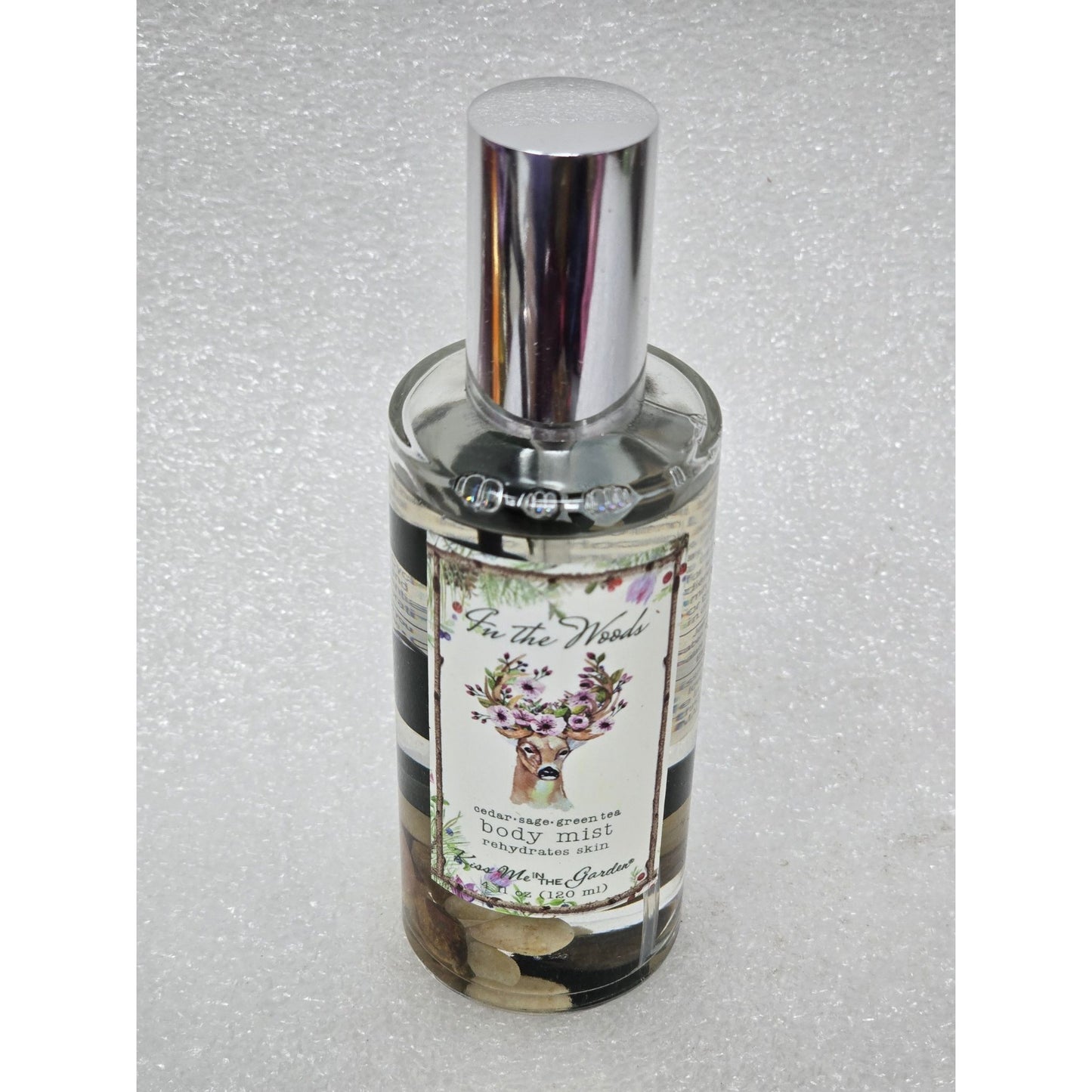 Kiss Me In The Garden In The Woods Cedar Sage Green Tea Body Mist  4Oz Hydrating