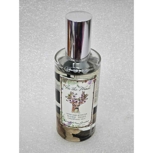 Kiss Me In The Garden In The Woods Cedar Sage Green Tea Body Mist  4Oz Hydrating