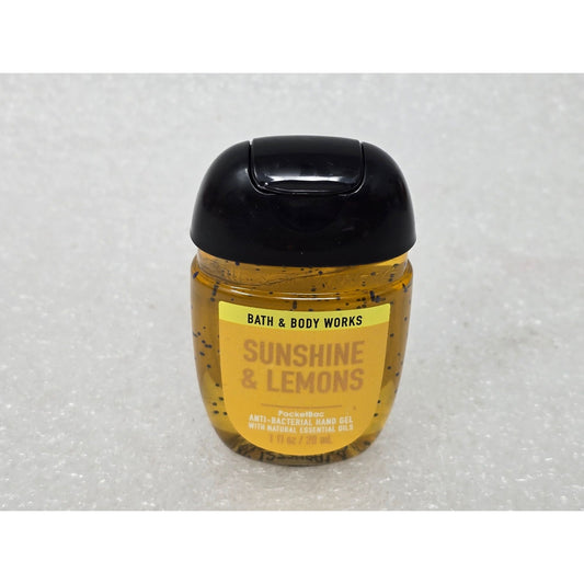 Bath & Body Works Sunshine & Lemons Anti-Bacterial Hand Gel Pocketbac 1 Fl Oz