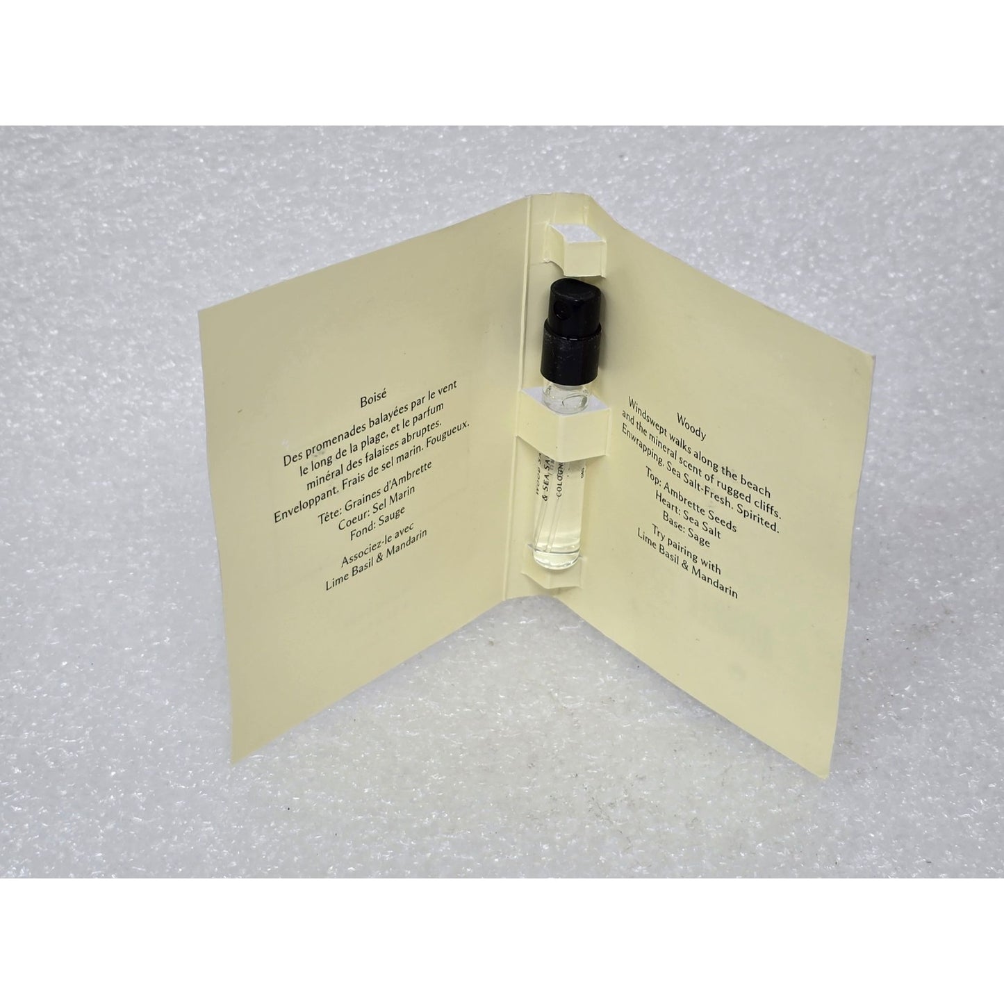 Jo Malone Wood Sage & Sea Salt 1.5 ML .05 oz Cologne Sample Vial