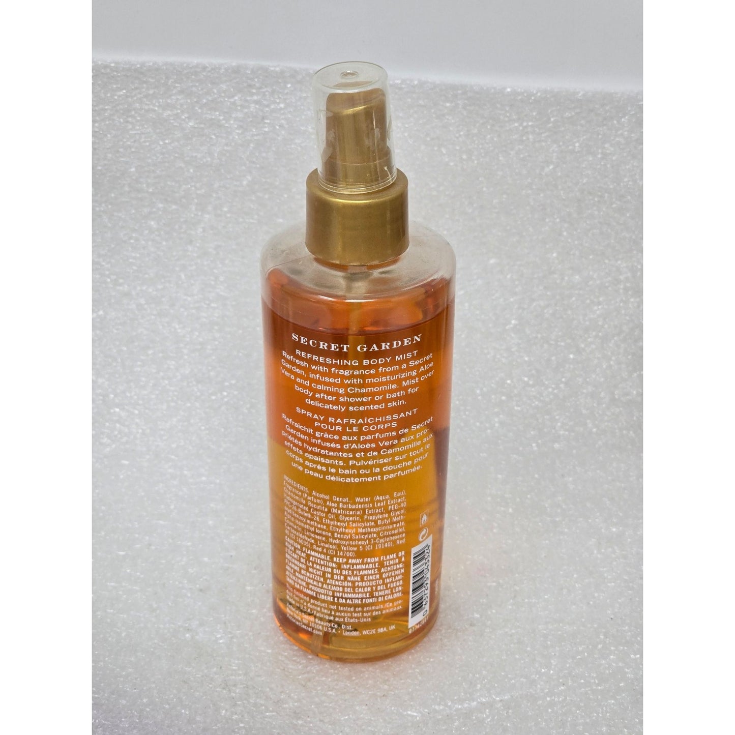 Victoria's Secret Garden Amber Romance Refreshing Body Mist 8.4 Oz Black Cherry