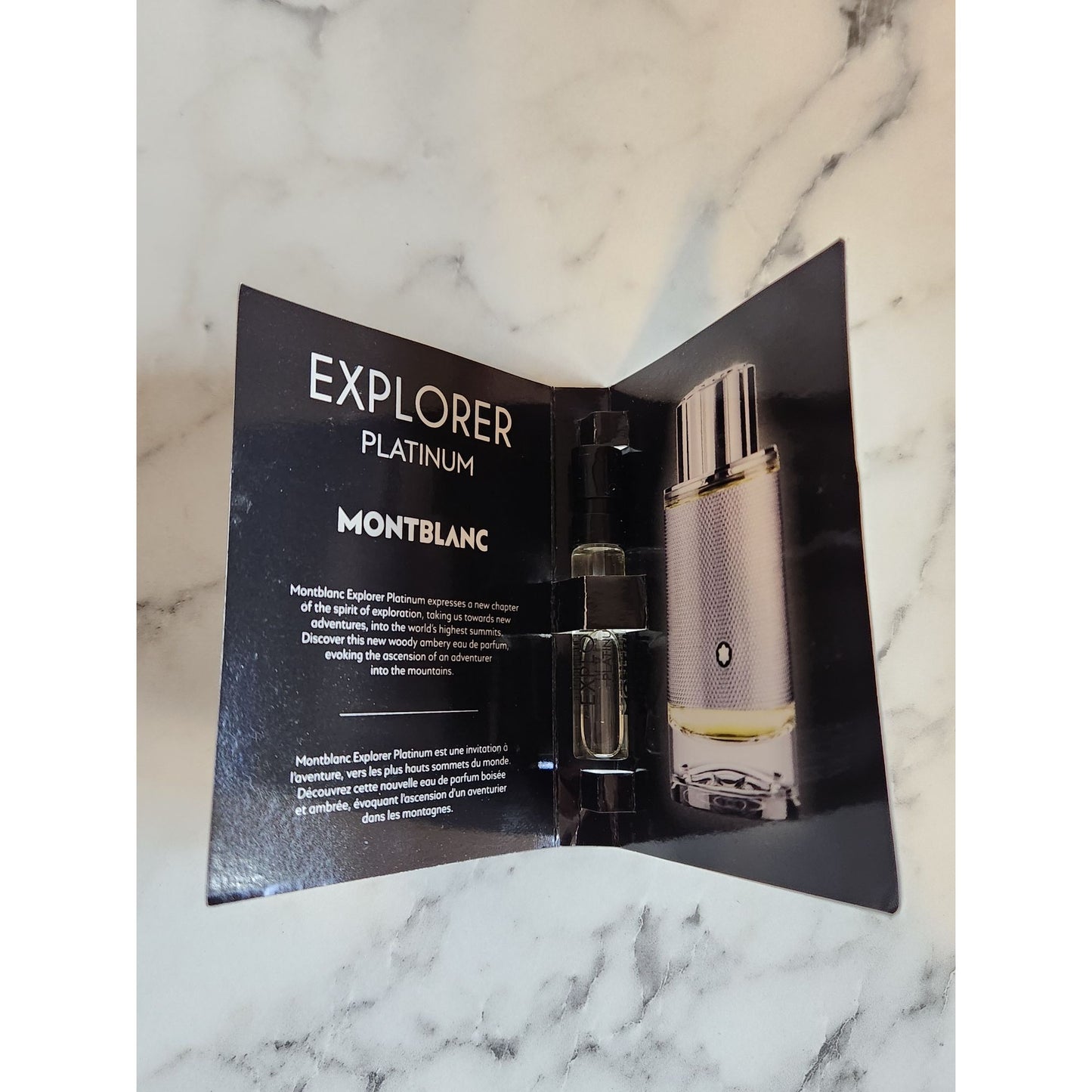 Montblanc Explorer Platinum Eau De Parfum Cologne Sample