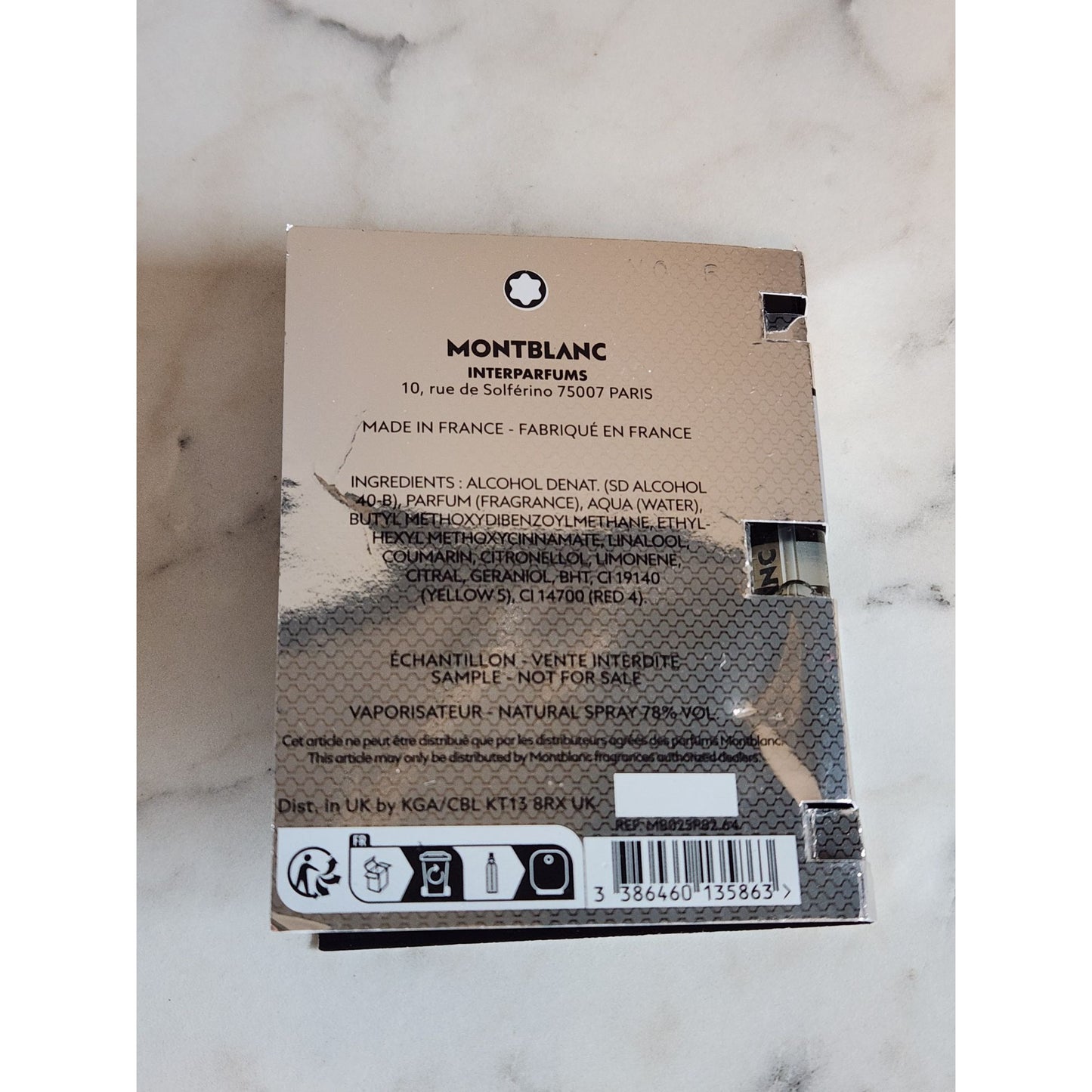 Montblanc Explorer Platinum Eau De Parfum Cologne Sample