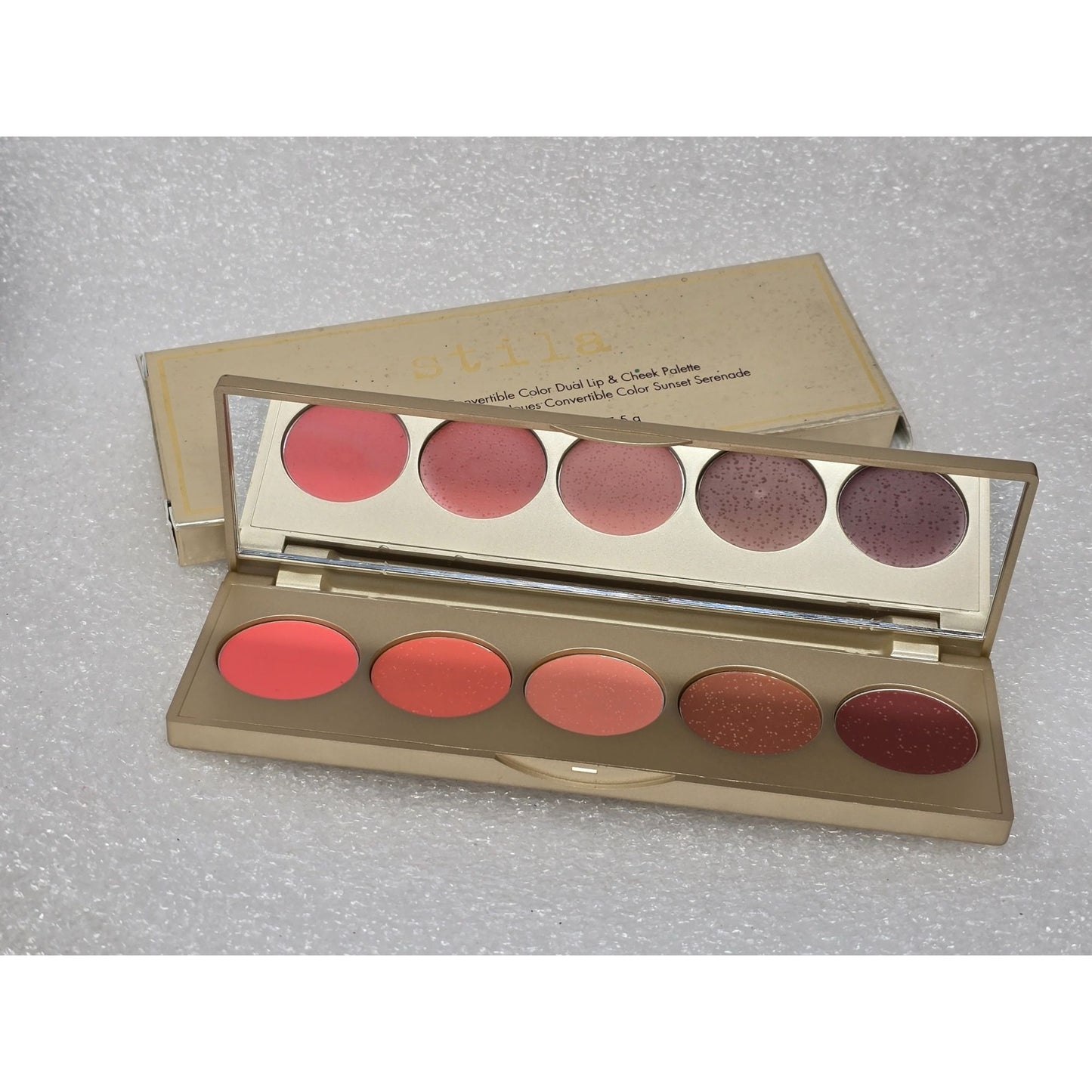 Stila Convertible Color Dual Lip & Cheek Palette Sunset Serenade Cream Blush